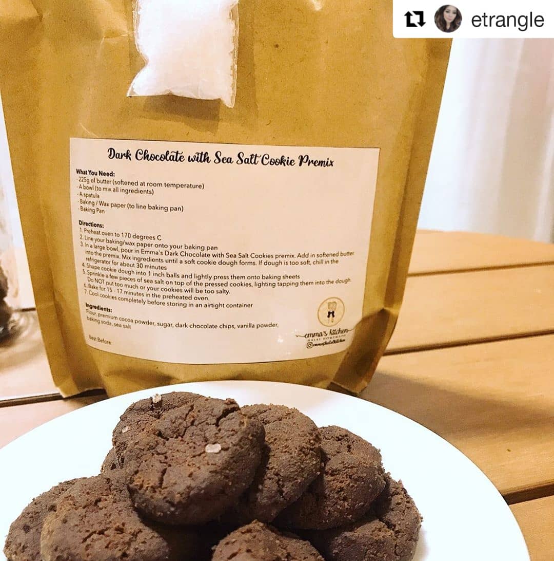 #Raya2025 Preorder Dark chocolate Sea Salt Cookies