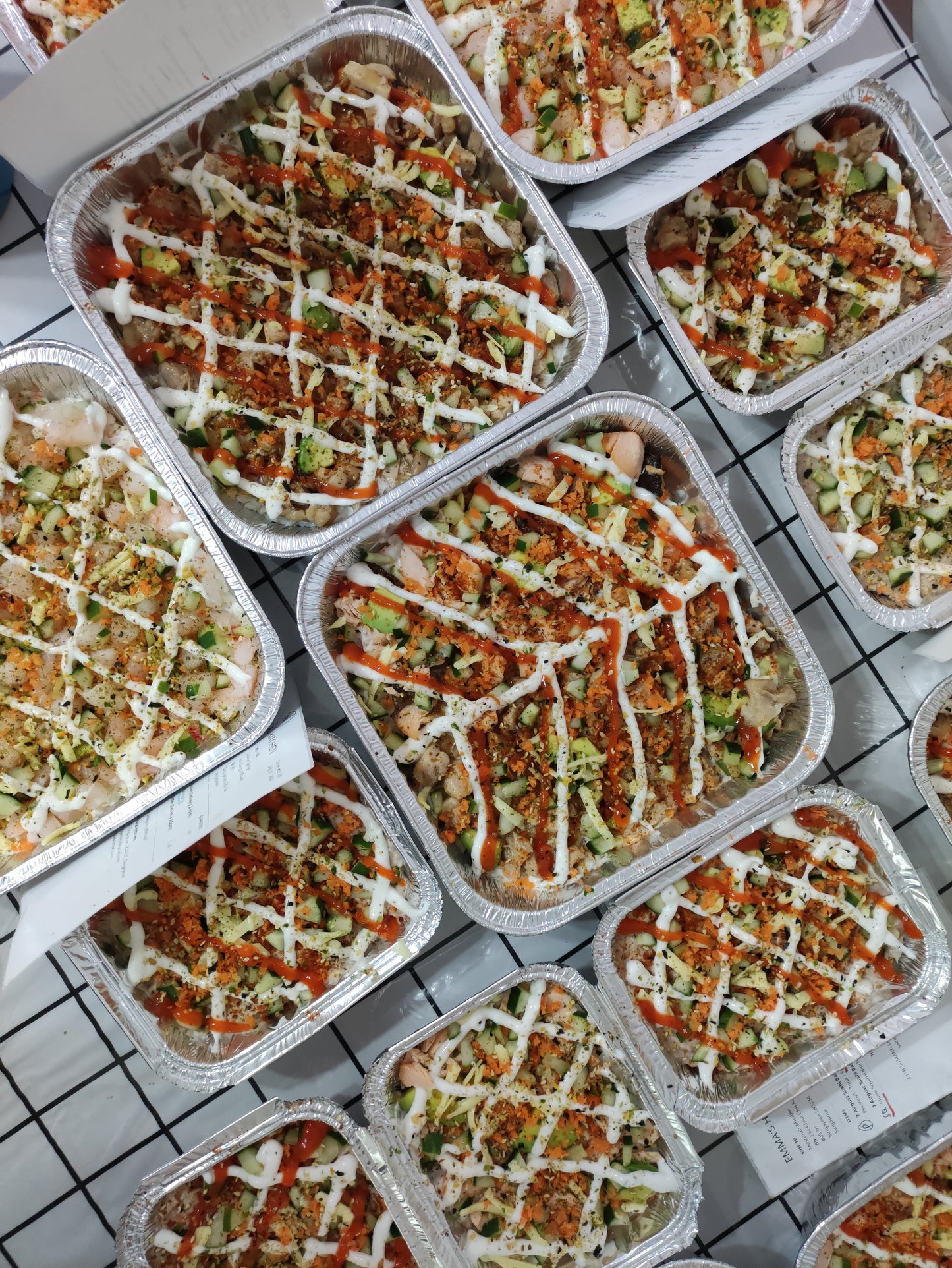 Baked Salmon Sushi Bake Rice
