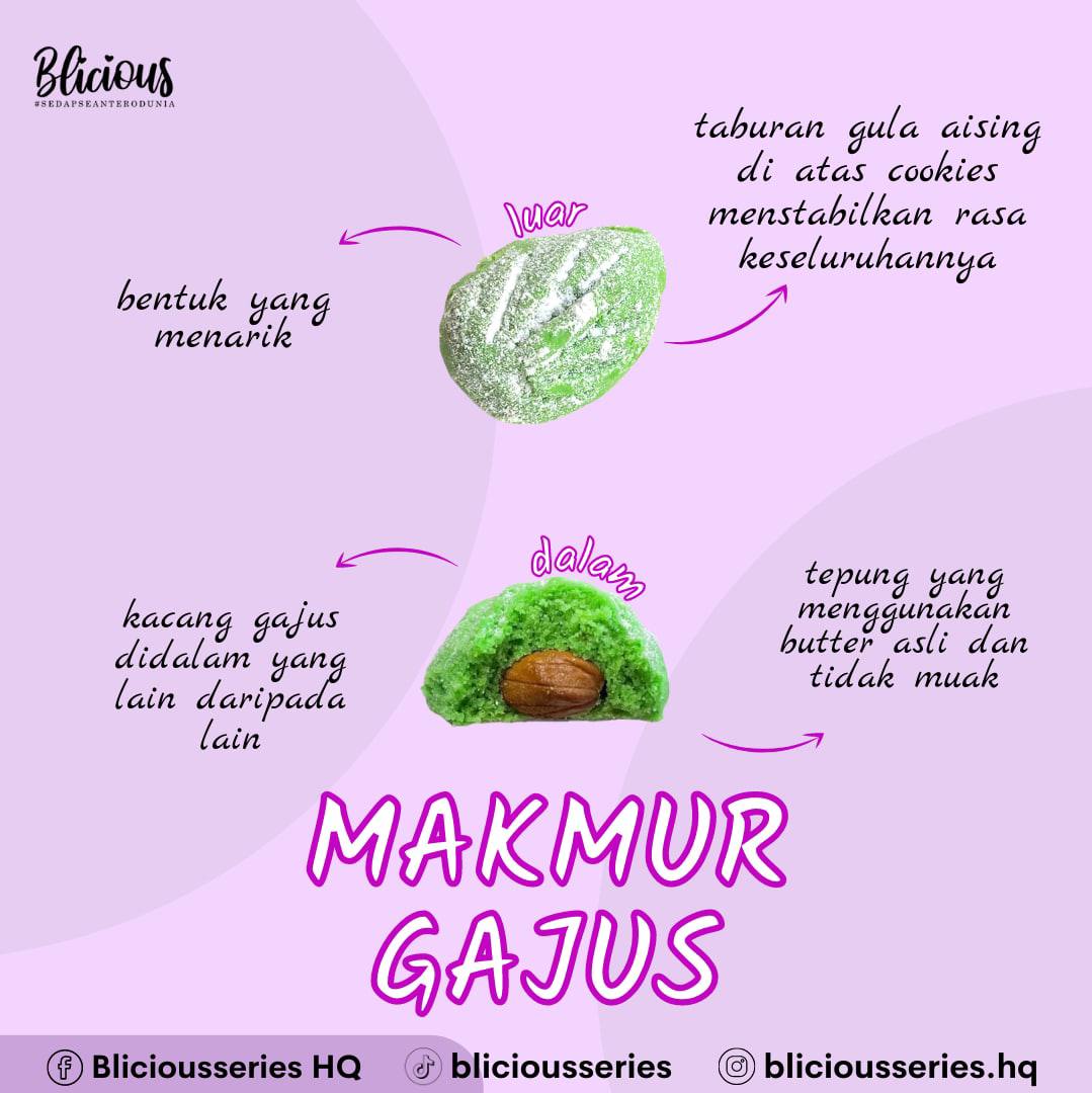 Instock #BliciousSeries Makmur Kacang / Makmur Gajus