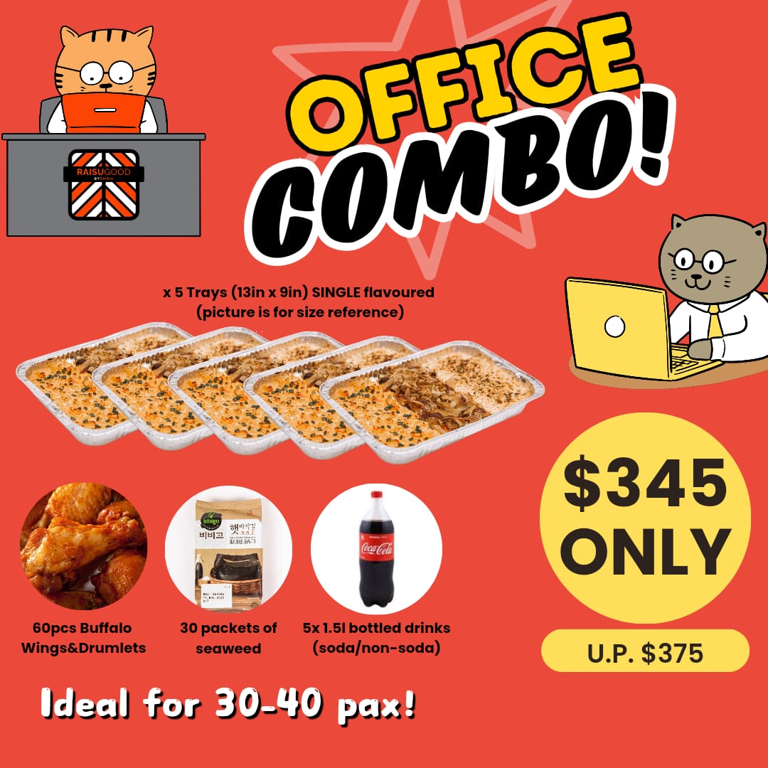 Office Combo PartyTime! Raisugood X Emma's Halal Kitchen