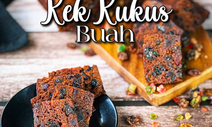 Preorder RAYA #BliciousSeries Kek Kukus Buah