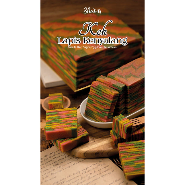 PRE-ORDER RAYA #BliciousSeries Kek Lapis Kenyalang