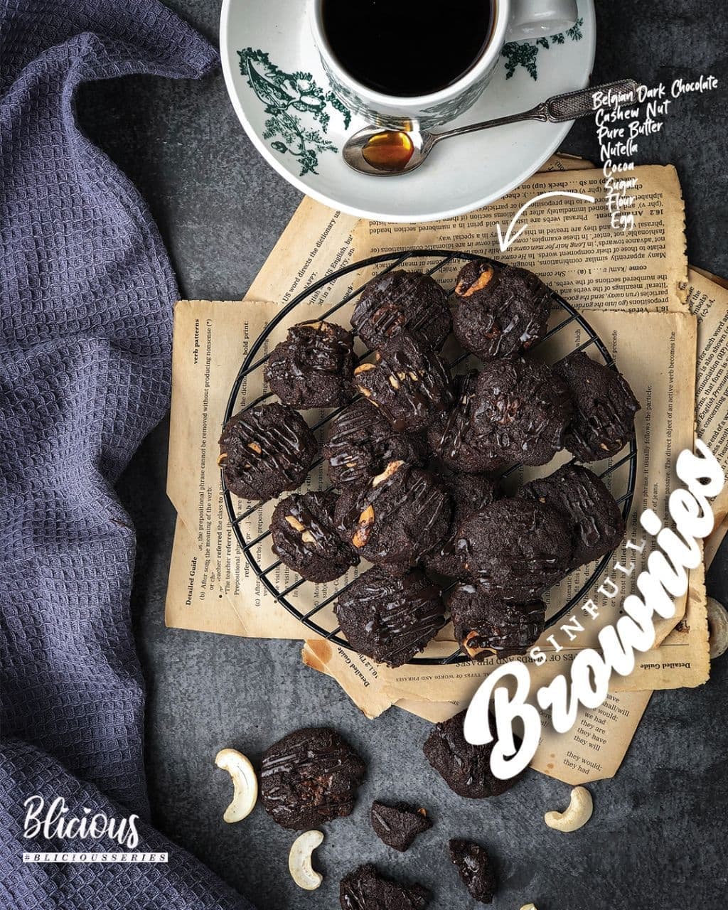 #BliciousSeries Sinful Brownies Cookies