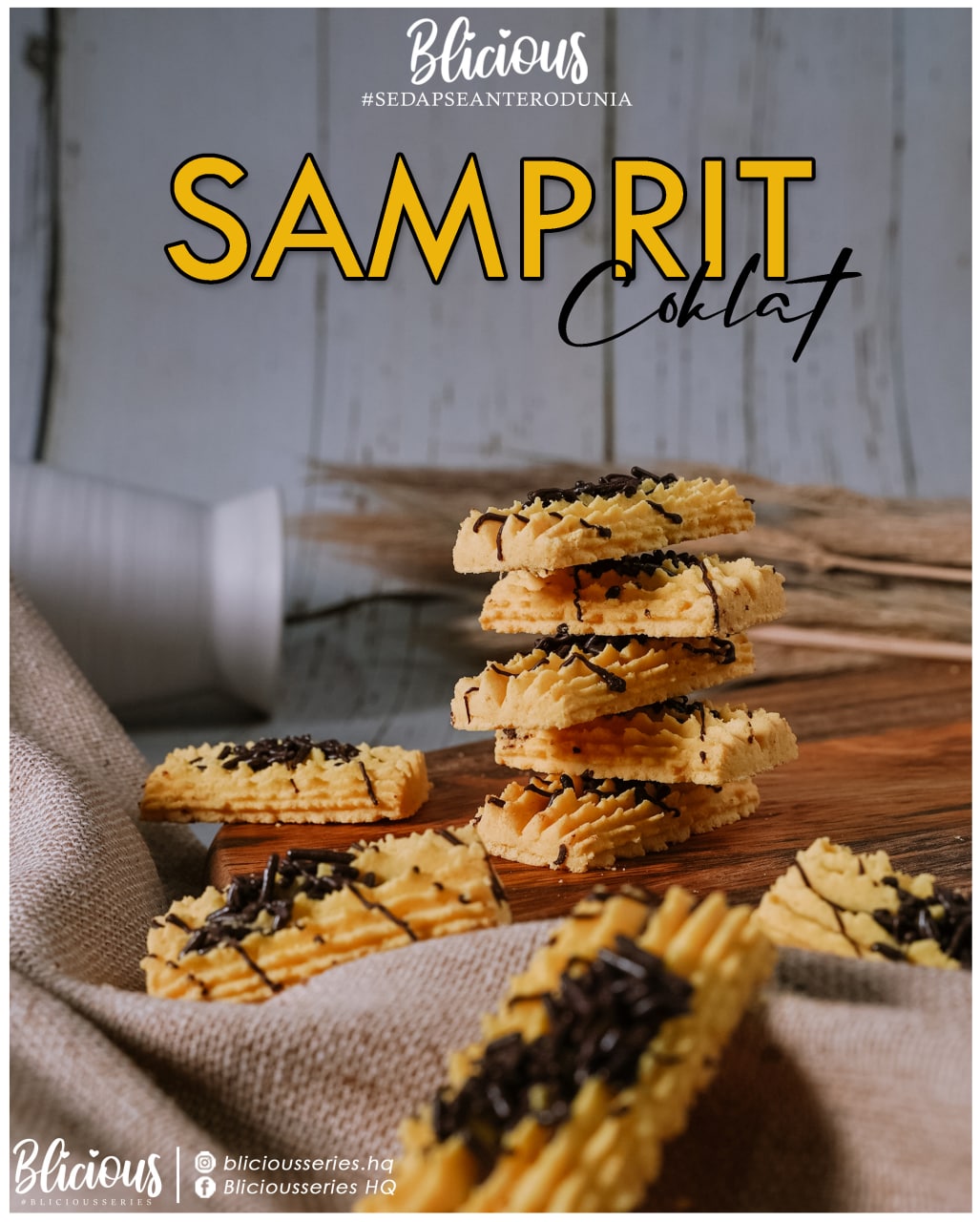 #BliciousSeries Samprit Cookies (3 types)