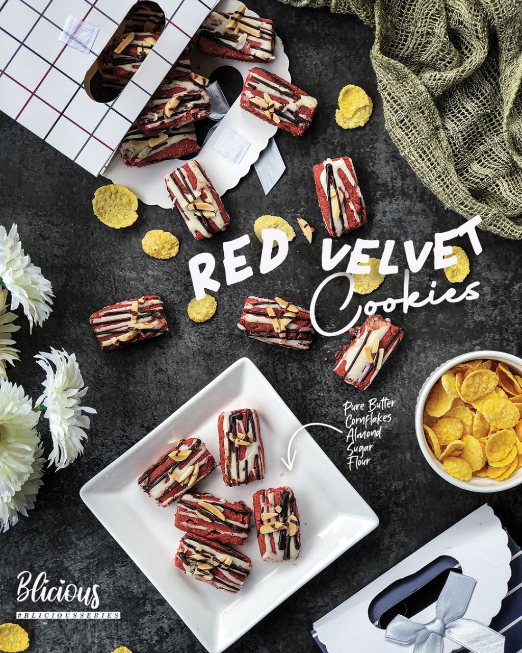#BliciousSeries Red Velvet Cookies