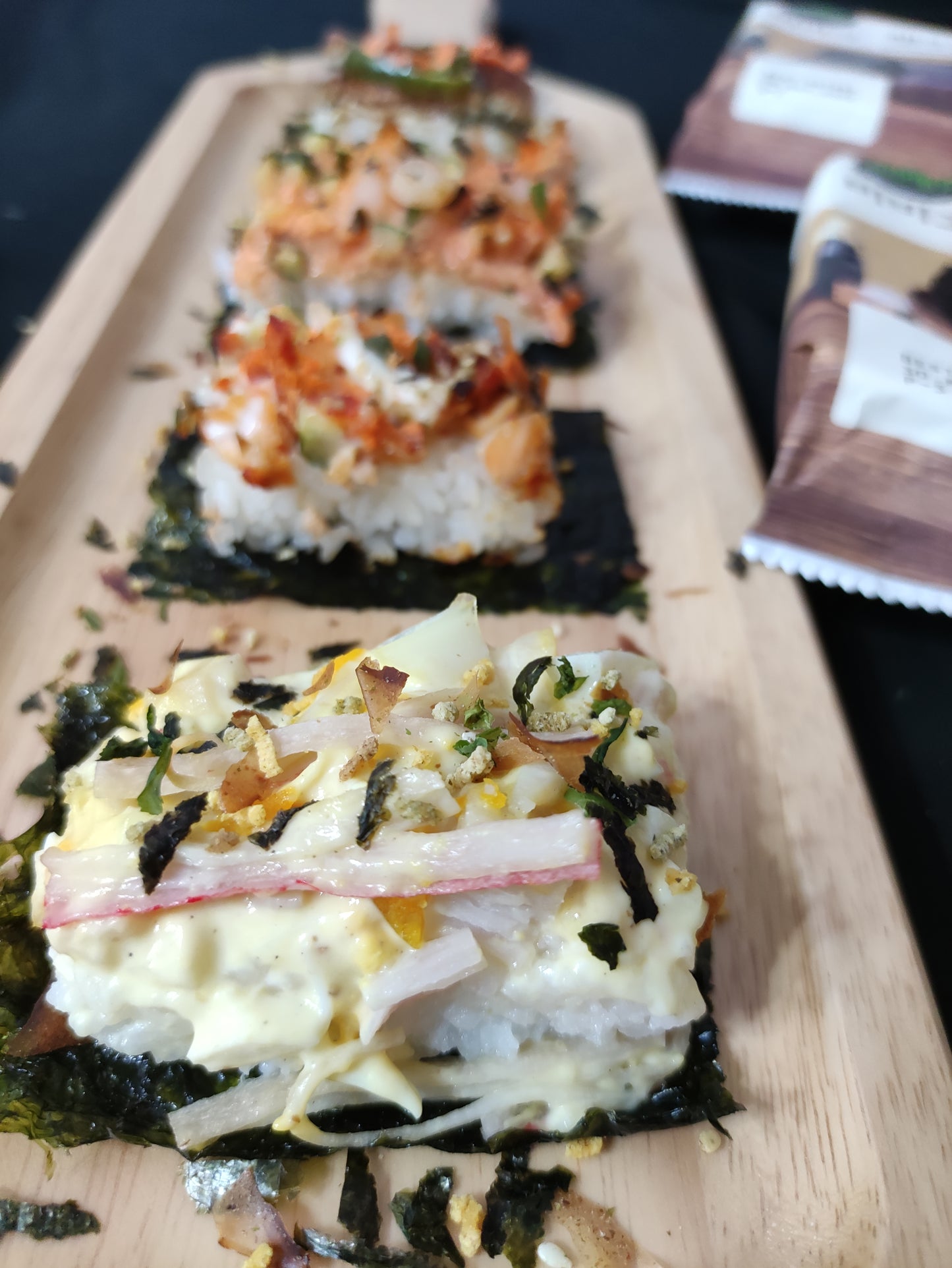 Kani Egg Mayo Sushi Bake Rice